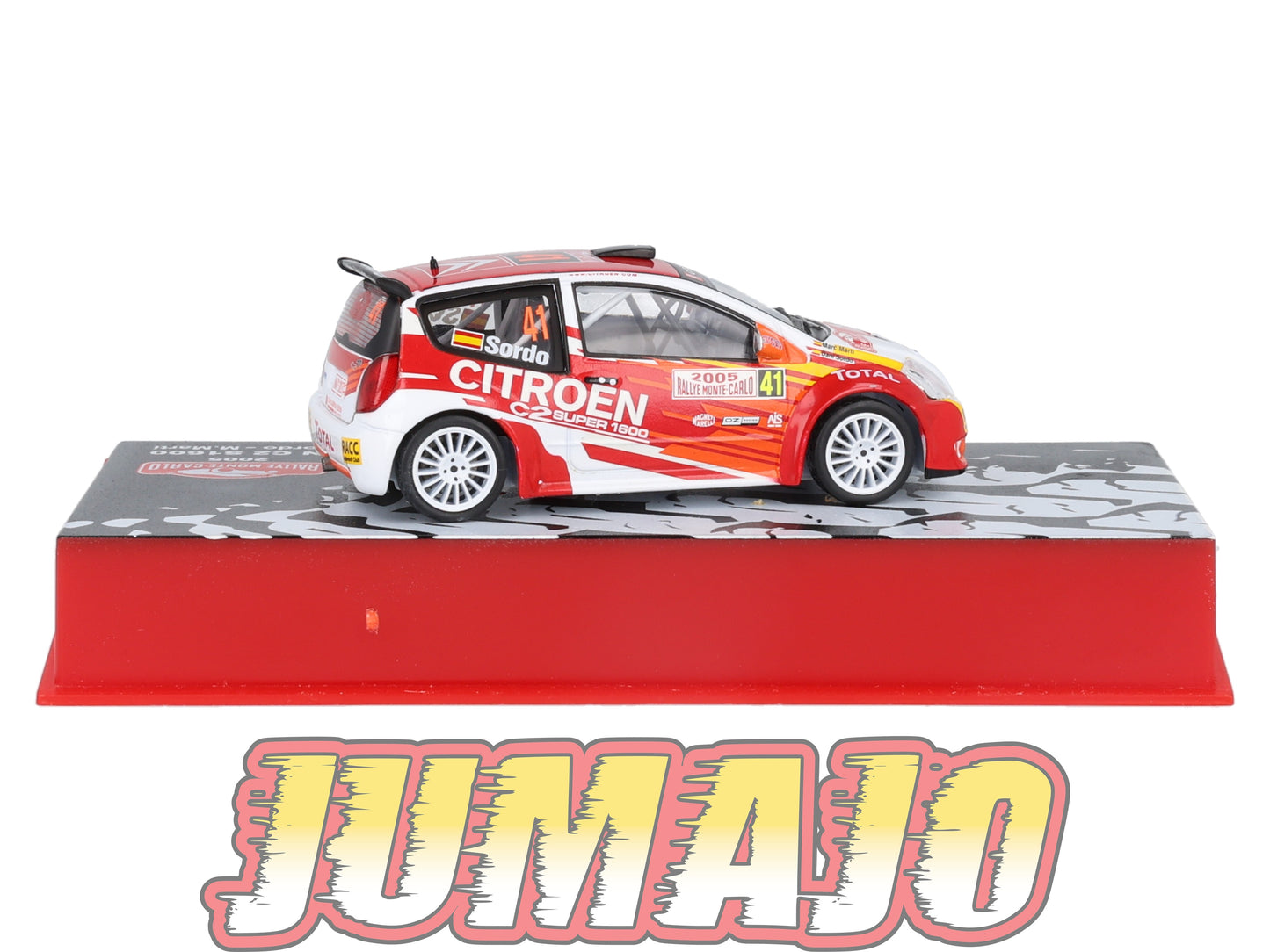 RMC78 Voiture 1/43 IXO Altaya Rallye CITROEN C2 S1600 D.Sordo 2005 #41 Monte-carlo