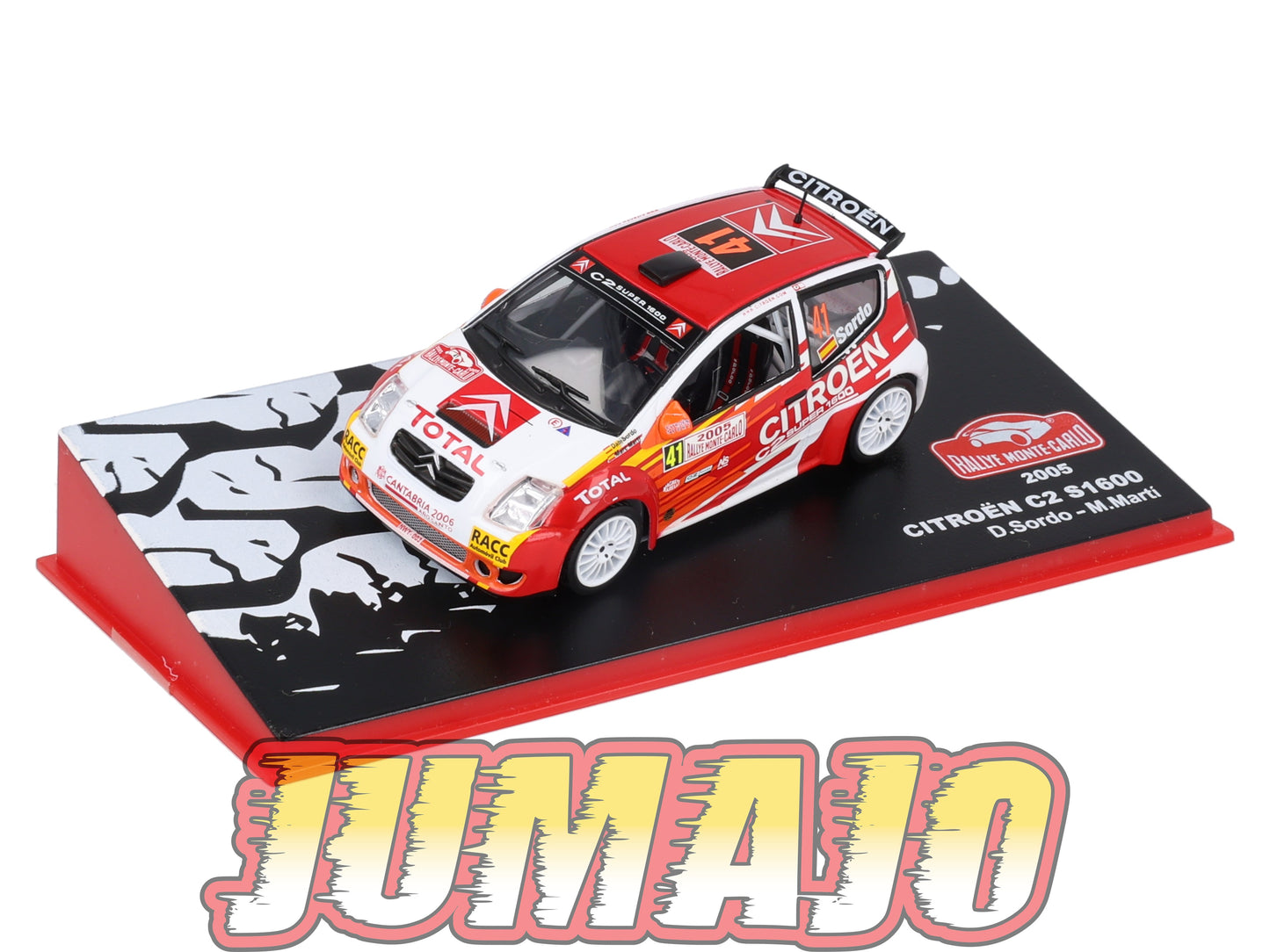 RMC78 Voiture 1/43 IXO Altaya Rallye CITROEN C2 S1600 D.Sordo 2005 #41 Monte-carlo