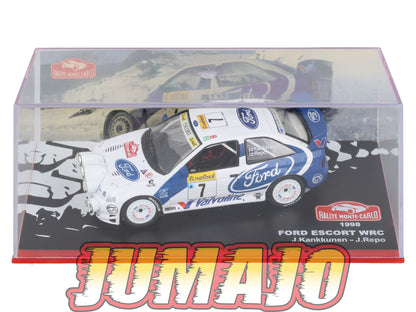 RMC82 Voiture 1/43 IXO Altaya Rallye monte-carlo FORD Escort J.Kankkunen 1998 #7