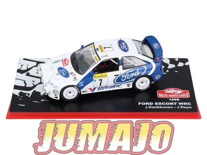 RMC82 Voiture 1/43 IXO Altaya Rallye monte-carlo FORD Escort J.Kankkunen 1998 #7