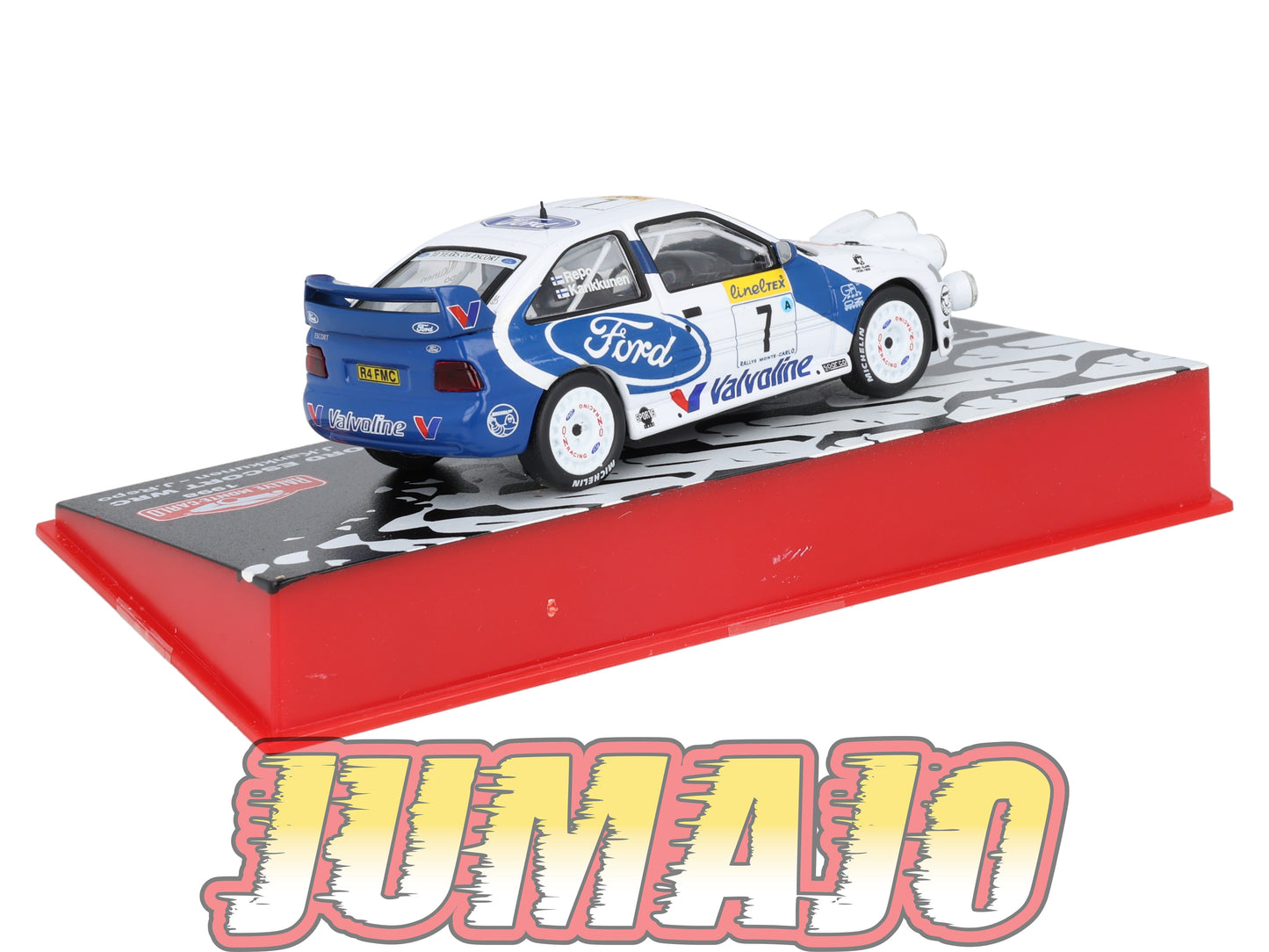 RMC82 Voiture 1/43 IXO Altaya Rallye monte-carlo FORD Escort J.Kankkunen 1998 #7