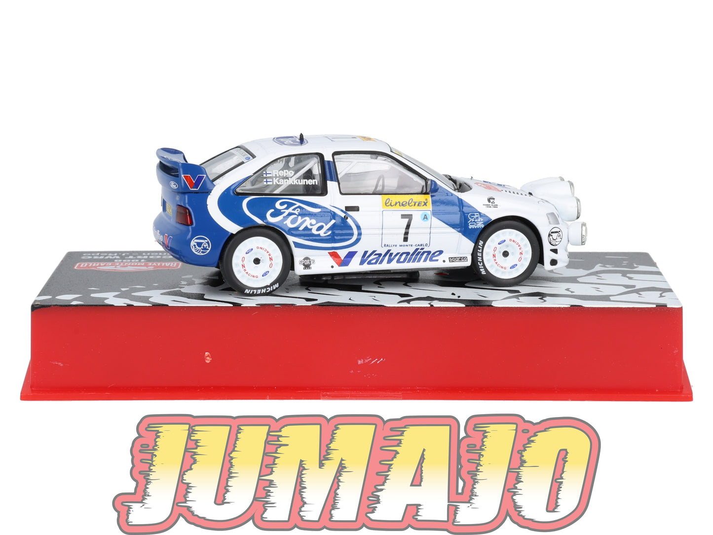 RMC82 Voiture 1/43 IXO Altaya Rallye monte-carlo FORD Escort J.Kankkunen 1998 #7