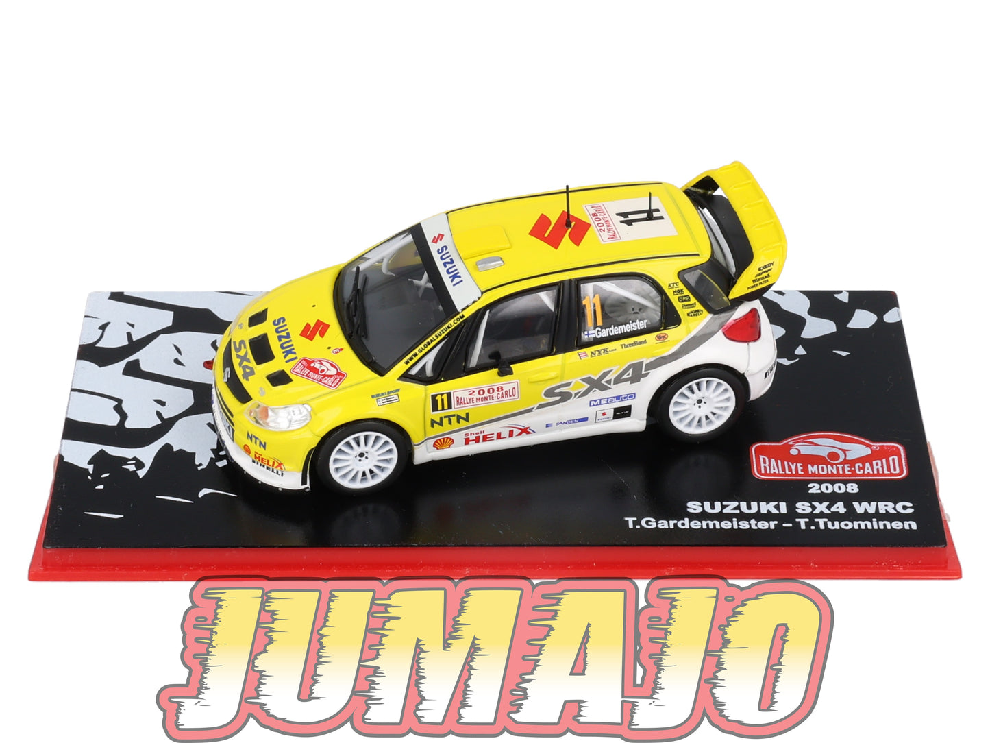 RMC84 Voiture 1/43 IXO Altaya Rallye SUZUKI SX4 WRC T.Gardemeister 2008 #11 Monte-carlo