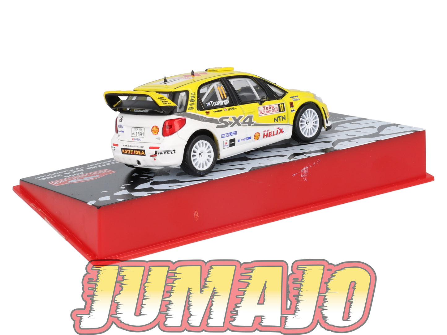 RMC84 Voiture 1/43 IXO Altaya Rallye SUZUKI SX4 WRC T.Gardemeister 2008 #11 Monte-carlo