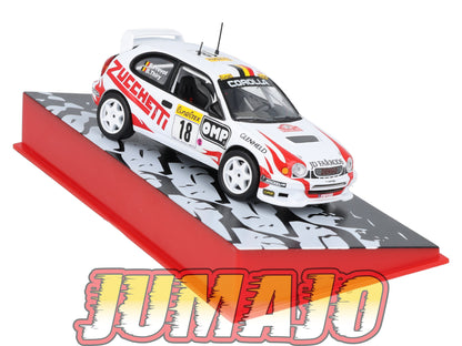 RMC85 Voiture 1/43 IXO Altaya Rallye Monte-carlo TOYOTA Corolla WRC 2000 #18 B.Thiry