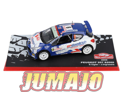 RMC87 Voiture 1/43 IXO Altaya Rallye Monte-carlo PEUGEOT 207 S2000 2009 #9 S.Ogier Occasion