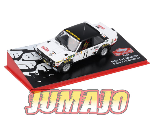 RMC88 Voiture 1/43 IXO Altaya Rallye Monte-carlo FIAT 131 Abarth 1978 #11 S.Servià