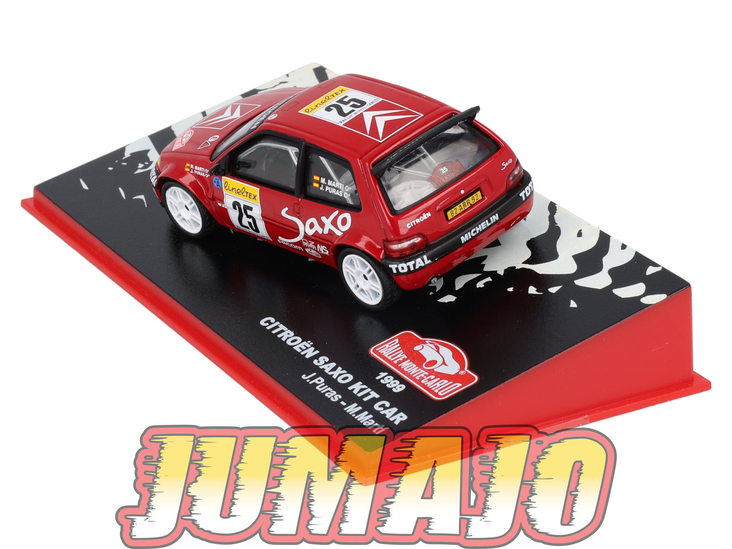 RMC90 Voiture 1/43 IXO Altaya Rallye CITROEN Saxo Kit Car J.Puras 1999 #25