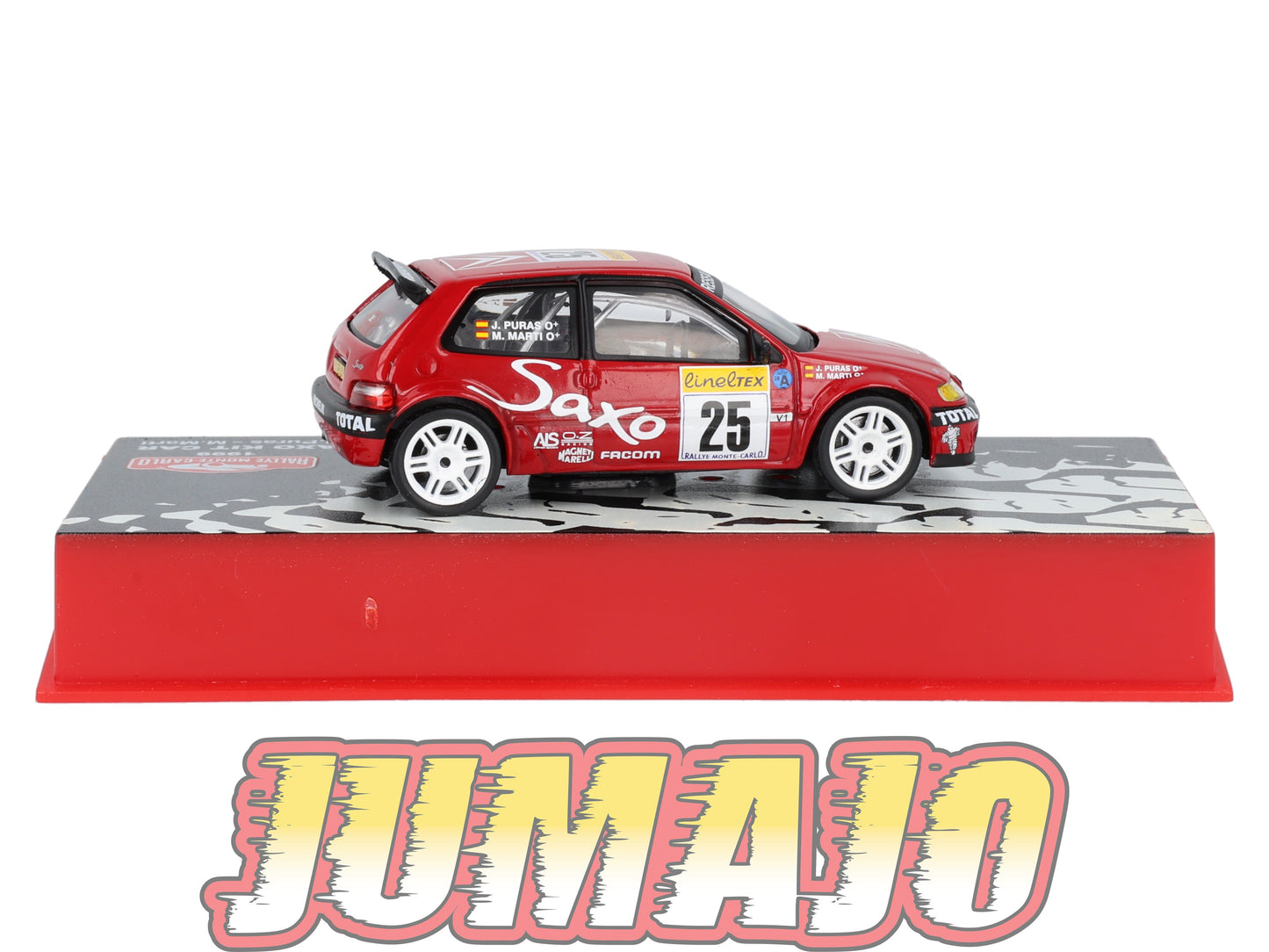 RMC90 Voiture 1/43 IXO Altaya Rallye CITROEN Saxo Kit Car J.Puras 1999 #25