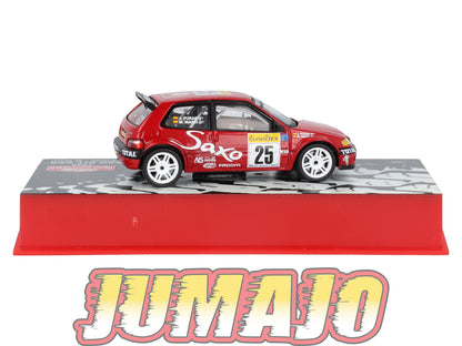 RMC90 Voiture 1/43 IXO Altaya Rallye CITROEN Saxo Kit Car J.Puras 1999 #25