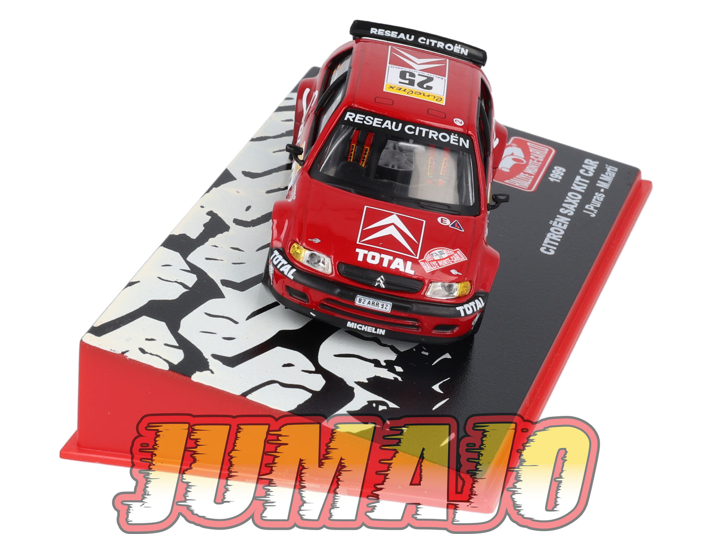 RMC90 Voiture 1/43 IXO Altaya Rallye CITROEN Saxo Kit Car J.Puras 1999 #25