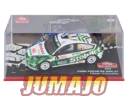 RMC91 Voiture 1/43 IXO Altaya Rallye FORD Focus RS WRC F.Duval 2008 #8 Monte-carlo