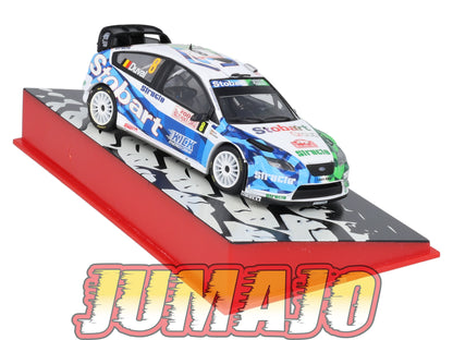 RMC91 Voiture 1/43 IXO Altaya Rallye FORD Focus RS WRC F.Duval 2008 #8 Monte-carlo