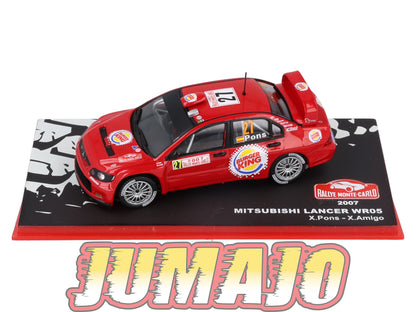 RMC92 Voiture 1/43 IXO Altaya Rallye MITSUBISHI Lancer WR05 X.Pons 2007 #27 Monte-carlo