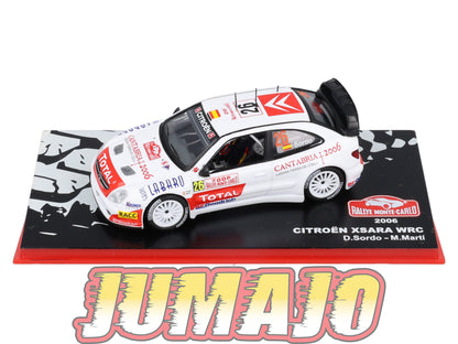 RMC95 Voiture 1/43 IXO Altaya Rallye CITROEN Xsara D.Sordo 2006 #26 Monte-carlo