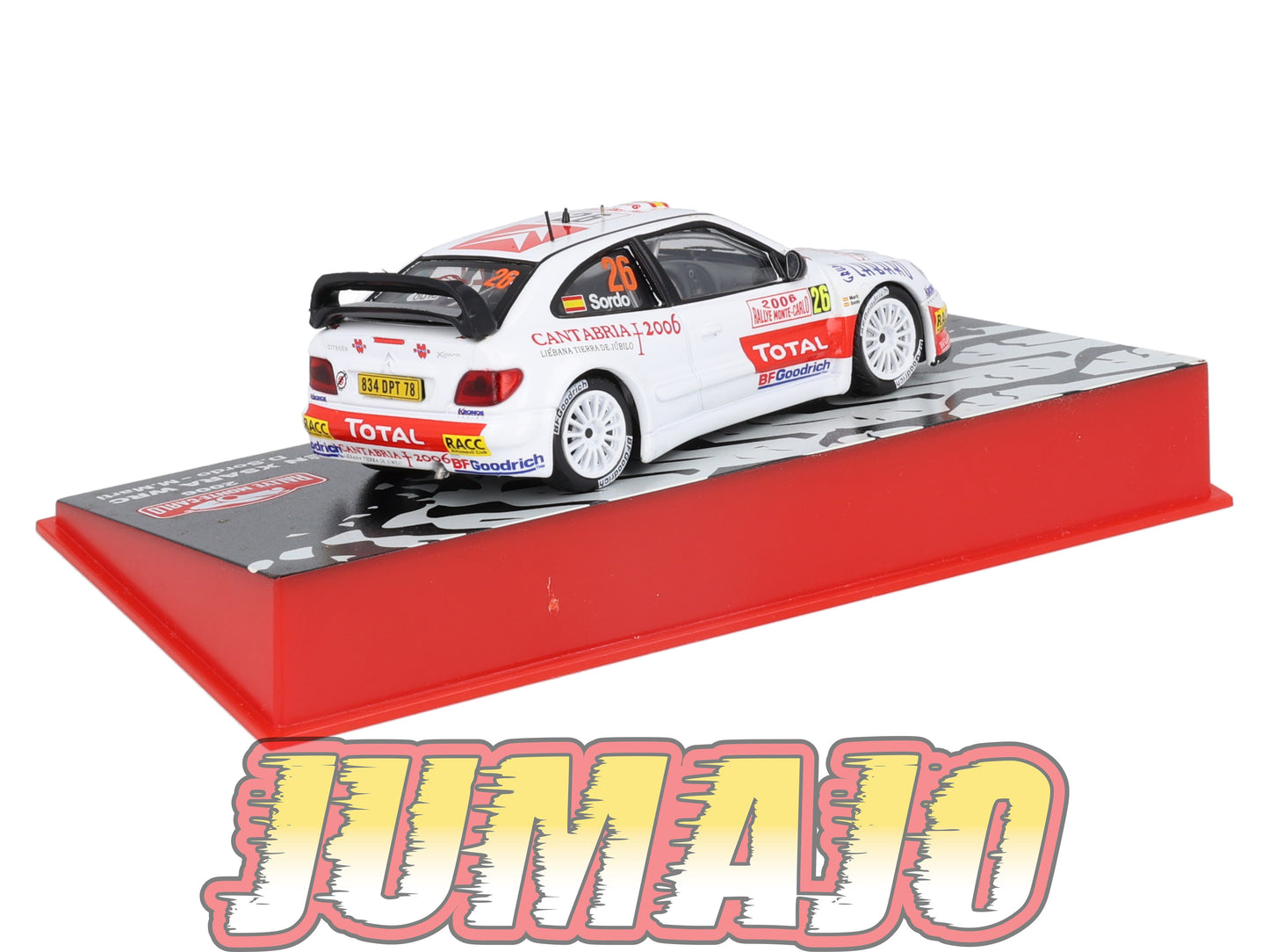 RMC95 Voiture 1/43 IXO Altaya Rallye CITROEN Xsara D.Sordo 2006 #26 Monte-carlo