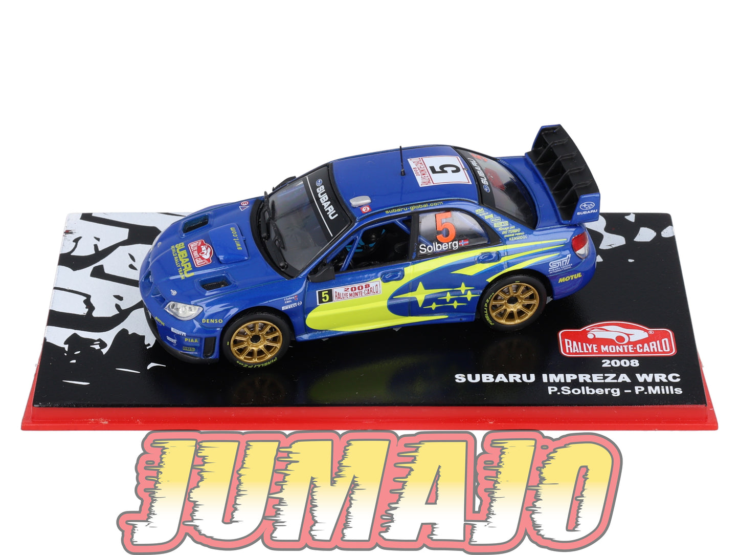 RMC96 Voiture 1/43 IXO Altaya Rallye monte-carlo SUBARU Impreza P.Solberg 2008 #5