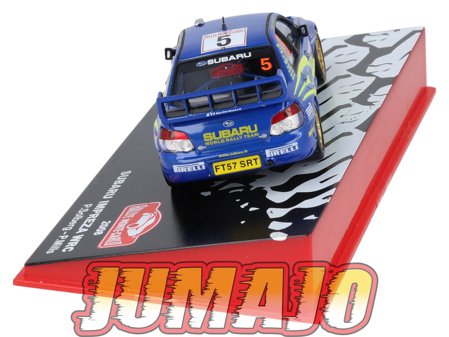 RMC96 Voiture 1/43 IXO Altaya Rallye monte-carlo SUBARU Impreza P.Solberg 2008 #5