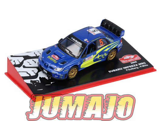 RMC96 Voiture 1/43 IXO Altaya Rallye monte-carlo SUBARU Impreza P.Solberg 2008 #5