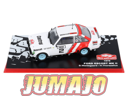 RMC97 Voiture 1/43 IXO Altaya Rallye Monte-carlo FORD Escort MK II 1979 #2 Waldegaard