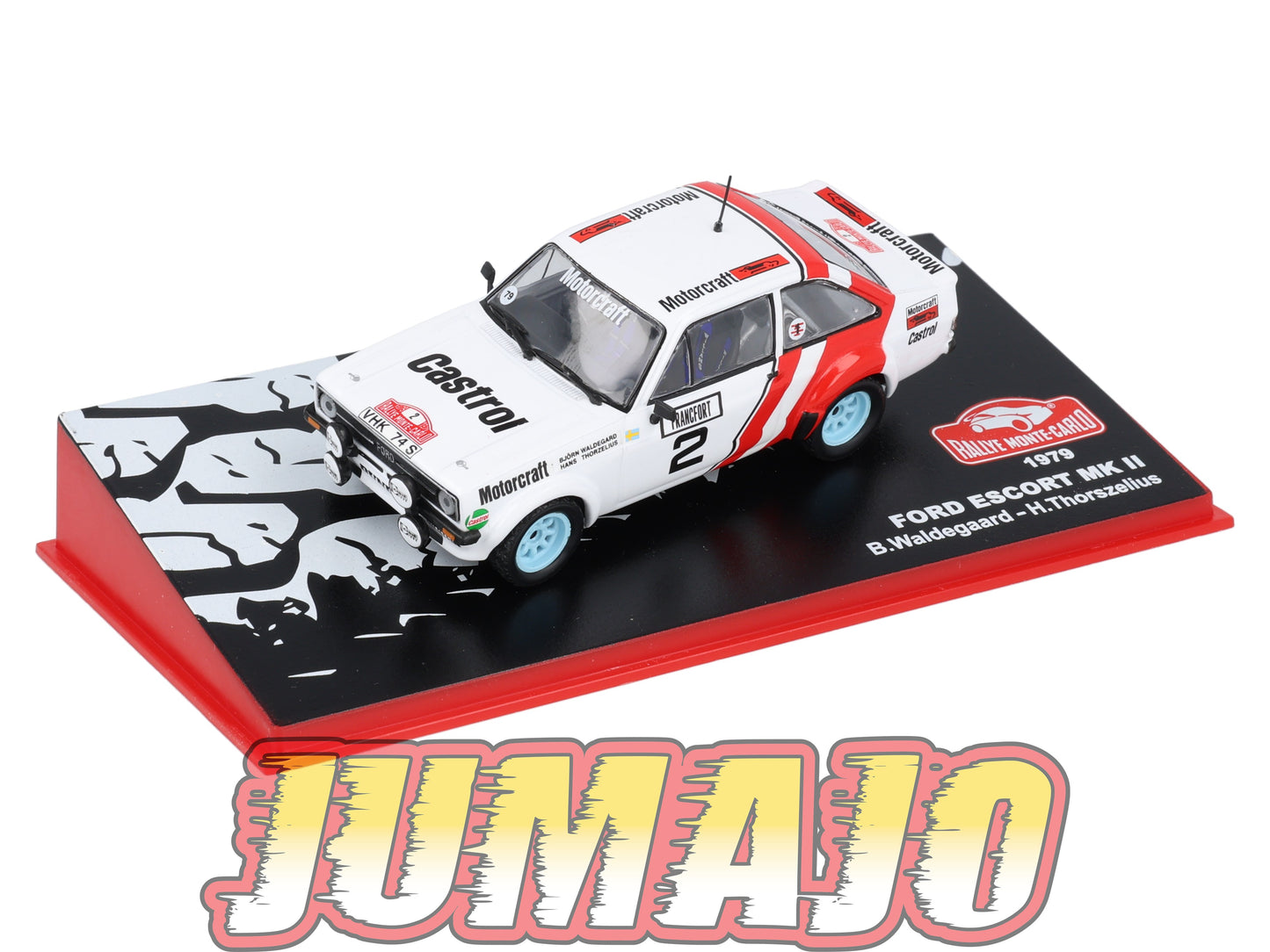 RMC97 Voiture 1/43 IXO Altaya Rallye Monte-carlo FORD Escort MK II 1979 #2 Waldegaard