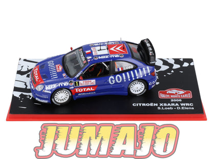 RMC9 Voiture 1/43 IXO Altaya Rallye monte-carlo CITROEN Xsara S.Loeb 2006 #1