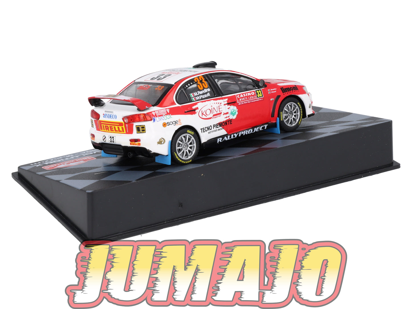 RMIT16 1/43 IXO Rallye Monte Carlo : MITSUBISHI Lancer Evo X 2014 #33 M.Rendina