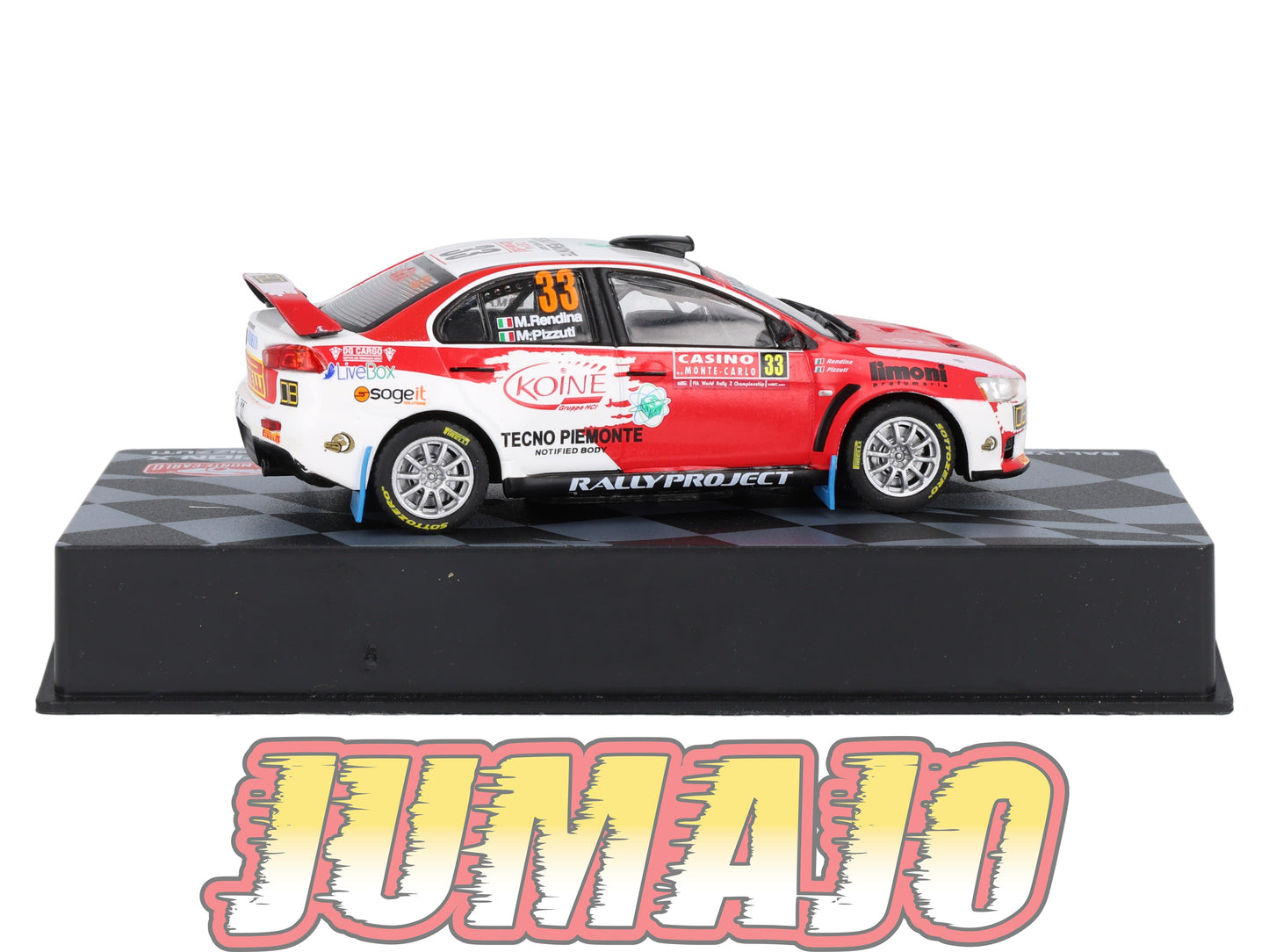 RMIT16 1/43 IXO Rallye Monte Carlo : MITSUBISHI Lancer Evo X 2014 #33 M.Rendina