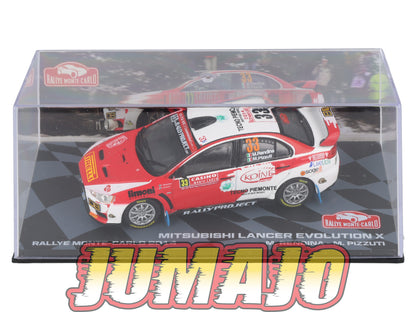 RMIT16 1/43 IXO Rallye Monte Carlo : MITSUBISHI Lancer Evo X 2014 #33 M.Rendina