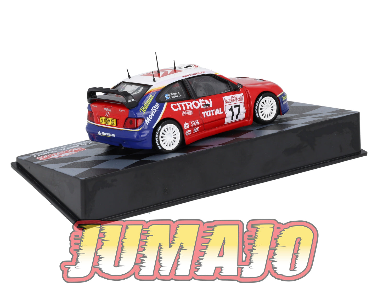 RMIT17 1/43 IXO Rallye Monte Carlo : CITROEN Xsara WRC 2003 #17 C.McRae