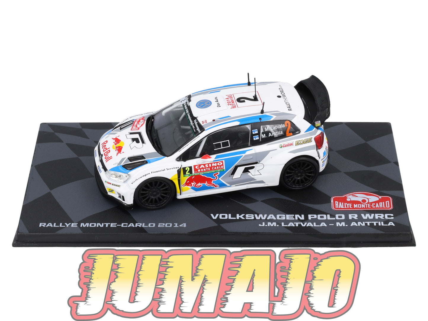 RMIT18 1/43 IXO Rallye Monte Carlo : VOLKSWAGEN Polo R WRC 2014 #2 J-M.Latvala