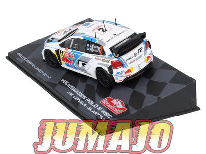 RMIT18 1/43 IXO Rallye Monte Carlo : VOLKSWAGEN Polo R WRC 2014 #2 J-M.Latvala