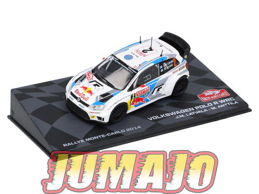 RMIT18 1/43 IXO Rallye Monte Carlo : VOLKSWAGEN Polo R WRC 2014 #2 J-M.Latvala