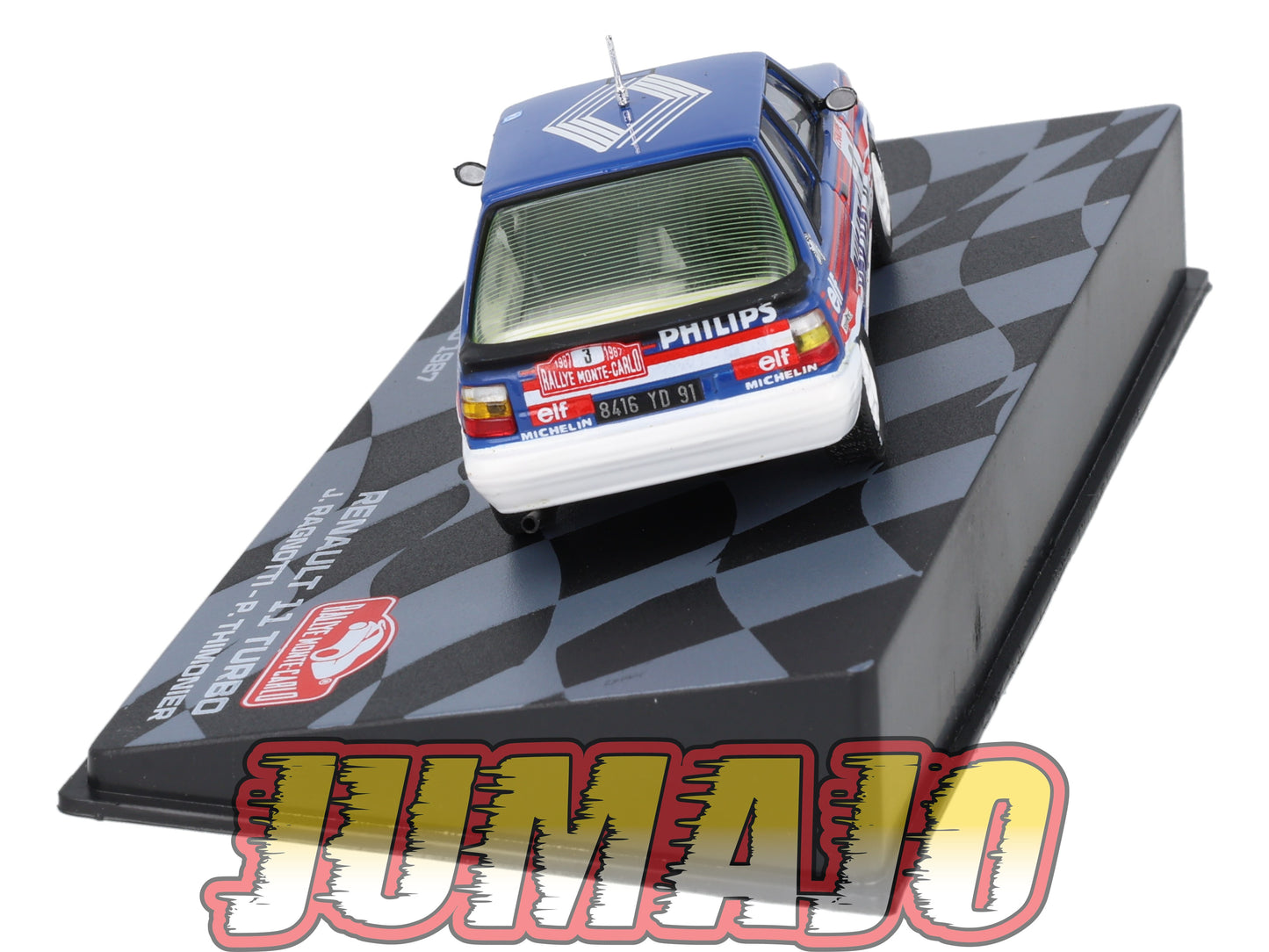 RMIT19 1/43 IXO Rallye Monte Carlo : RENAULT 11 Turbo 1987 #3 J.Ragnotti