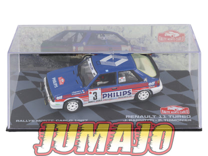RMIT19 1/43 IXO Rallye Monte Carlo : RENAULT 11 Turbo 1987 #3 J.Ragnotti