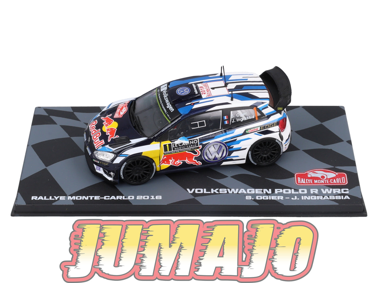 RMIT1 1/43 IXO Rallye Monte Carlo : VOLKSWAGEN POLO R WRC 2016 OGIER winner