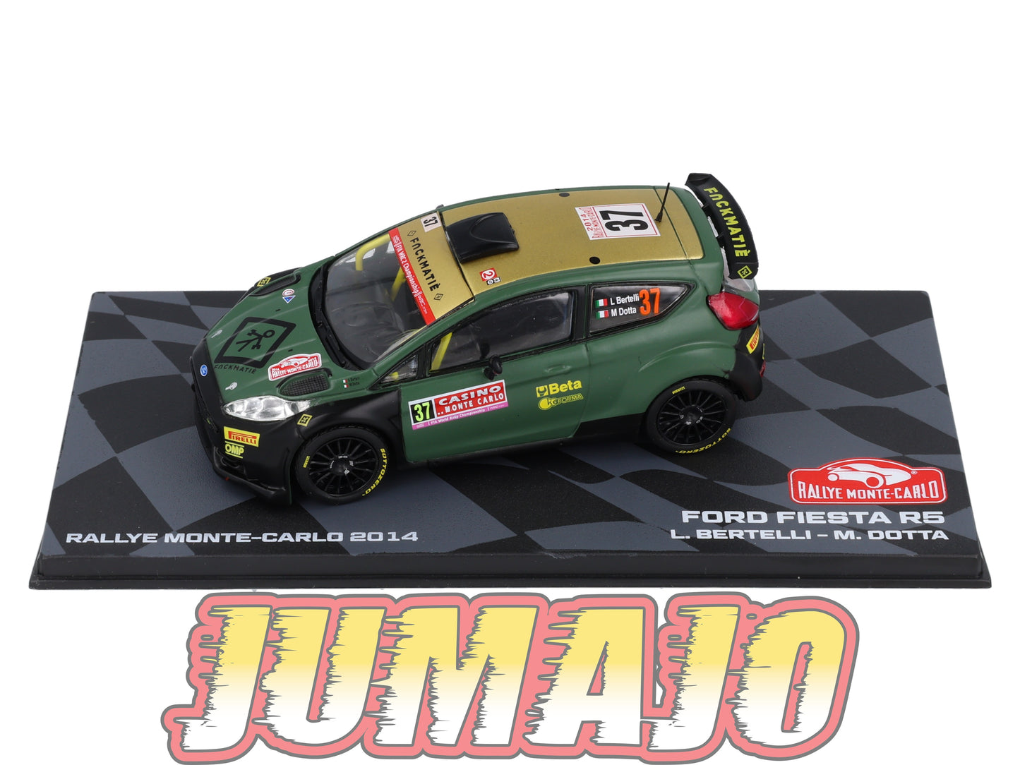 RMIT20 1/43 IXO Rallye Monte Carlo : FORD Fiesta R5 2014 #35 L.Bertelli BOITE CASSÉ