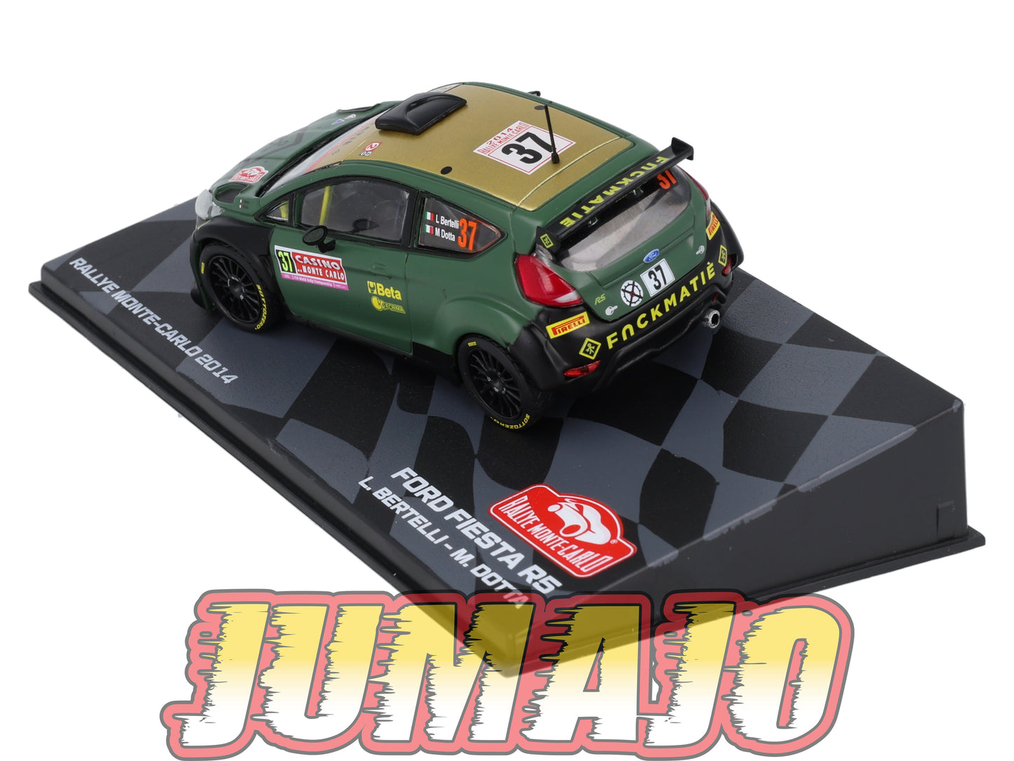 RMIT20 1/43 IXO Rallye Monte Carlo : FORD Fiesta R5 2014 #35 L.Bertelli BOITE CASSÉ