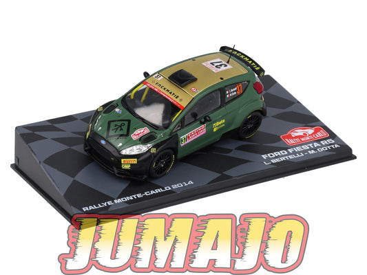 RMIT20 1/43 IXO Rallye Monte Carlo : FORD Fiesta R5 2014 #35 L.Bertelli BOITE CASSÉ