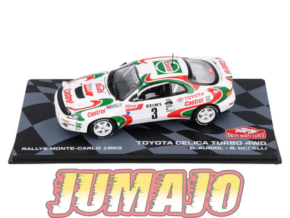 RMIT21 1/43 IXO Rallye Monte Carlo : TOYOTA Celica Turbo 4WD 1993 #3 D.Auriol