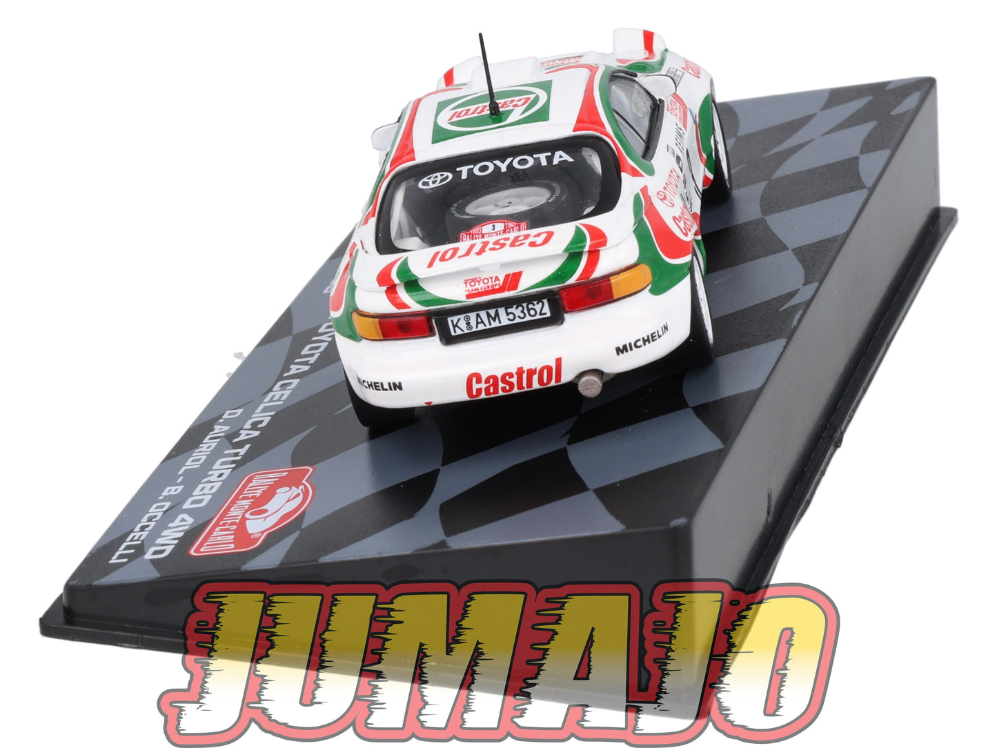 RMIT21 1/43 IXO Rallye Monte Carlo : TOYOTA Celica Turbo 4WD 1993 #3 D.Auriol
