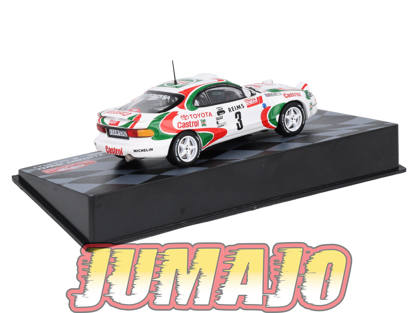 RMIT21 1/43 IXO Rallye Monte Carlo : TOYOTA Celica Turbo 4WD 1993 #3 D.Auriol