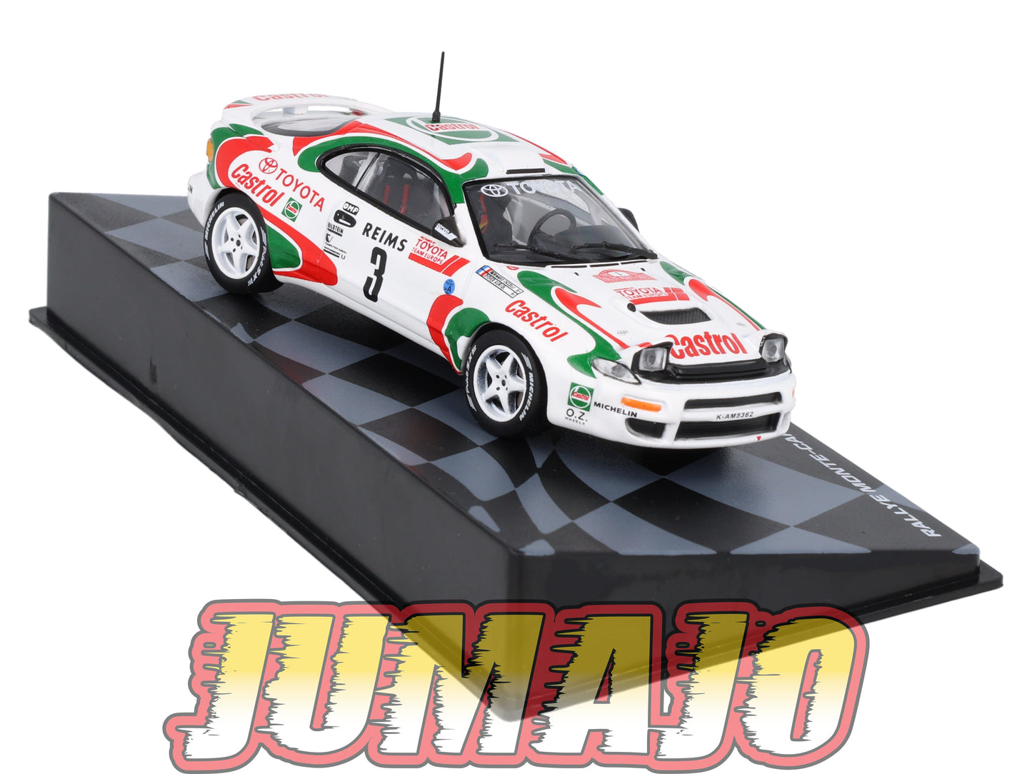 RMIT21 1/43 IXO Rallye Monte Carlo : TOYOTA Celica Turbo 4WD 1993 #3 D.Auriol