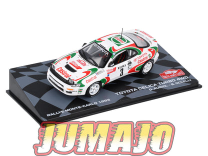RMIT21 1/43 IXO Rallye Monte Carlo : TOYOTA Celica Turbo 4WD 1993 #3 D.Auriol