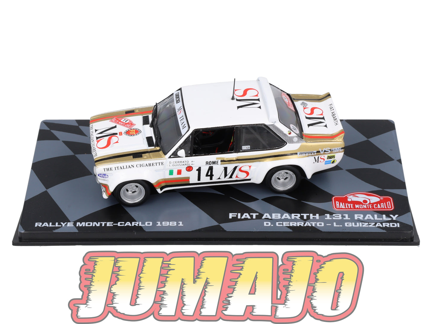 RMIT22 1/43 IXO Rallye Monte Carlo : FIAT Abarth 131 Rally 1981 #14 D.Cerrato
