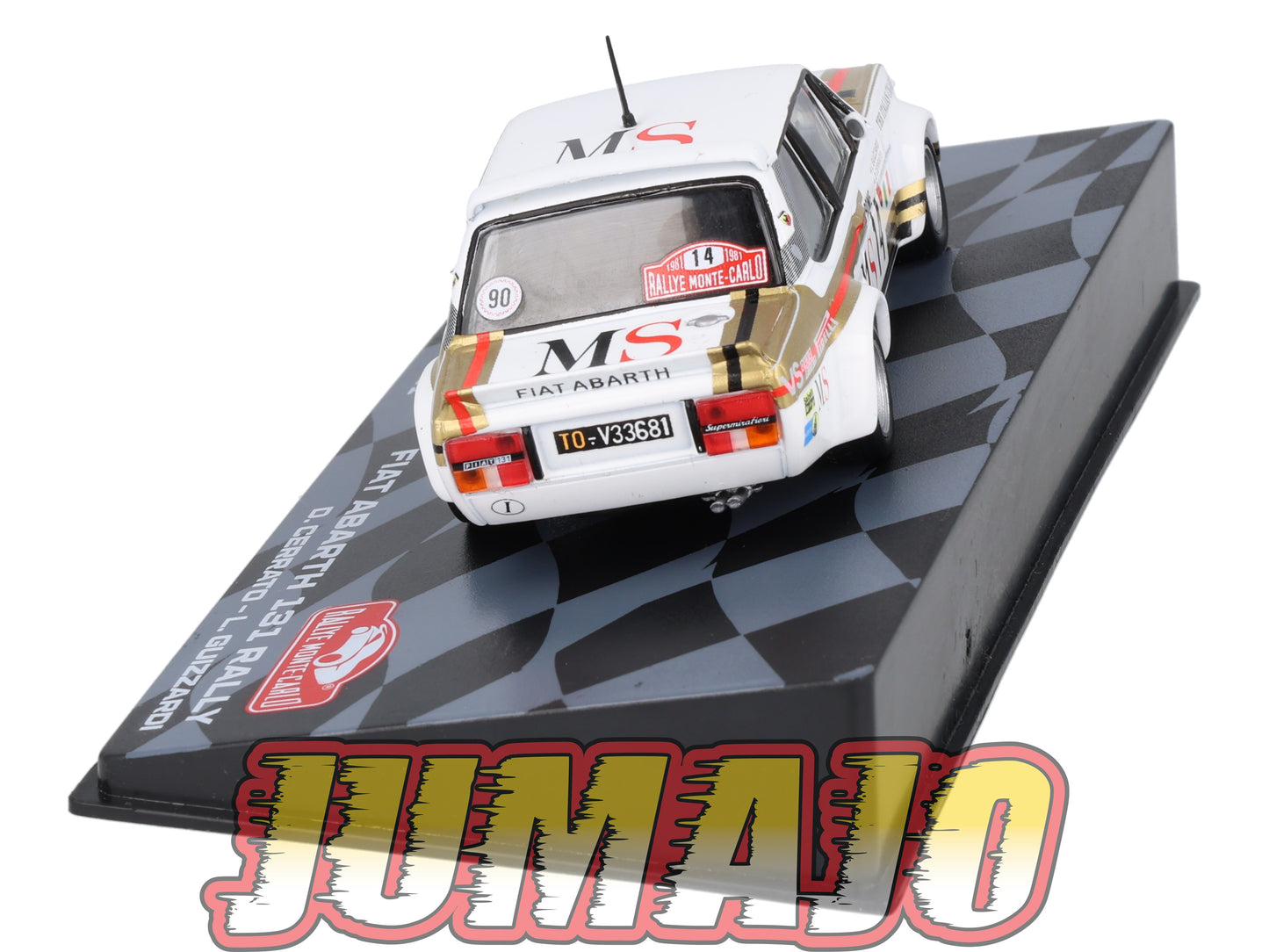 RMIT22 1/43 IXO Rallye Monte Carlo : FIAT Abarth 131 Rally 1981 #14 D.Cerrato