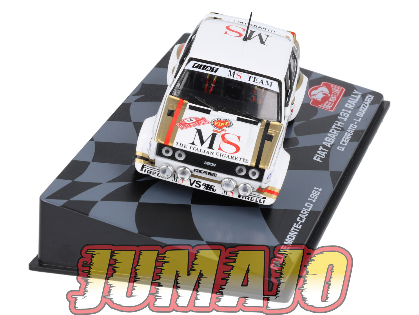 RMIT22 1/43 IXO Rallye Monte Carlo : FIAT Abarth 131 Rally 1981 #14 D.Cerrato
