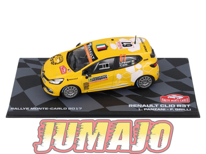 RMIT23 1/43 IXO Rallye Monte Carlo : RENAULT Clio R3T 2017 #67 L.Panzani BOITE CASSÉ