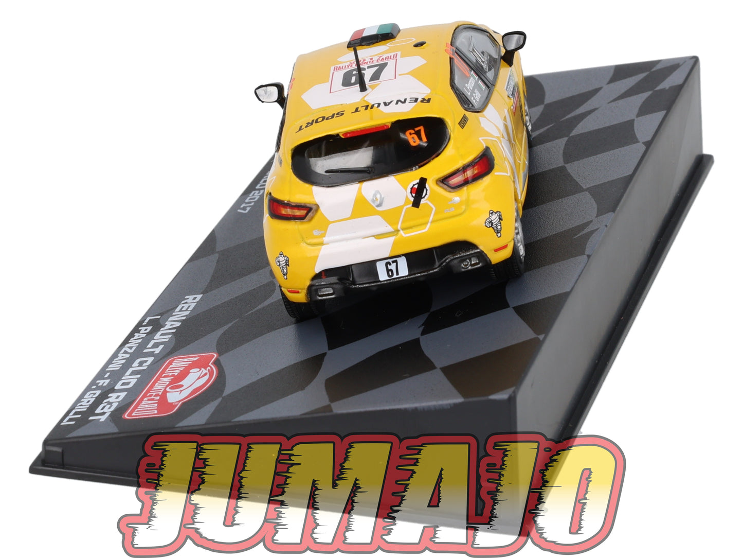 RMIT23 1/43 IXO Rallye Monte Carlo : RENAULT Clio R3T 2017 #67 L.Panzani BOITE CASSÉ