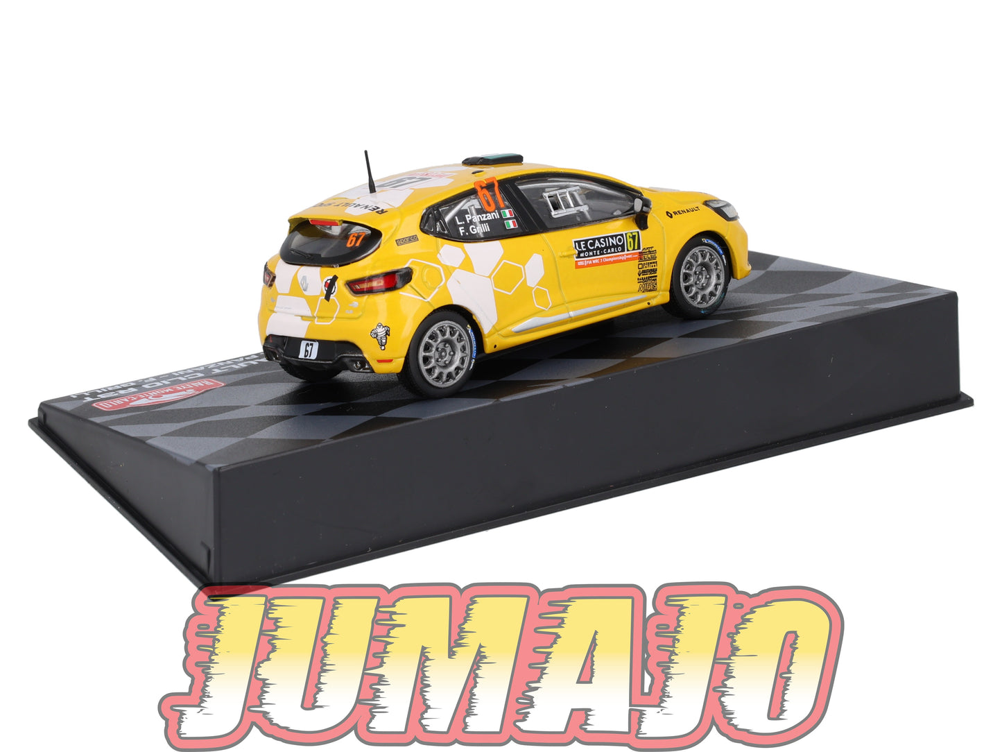 RMIT23 1/43 IXO Rallye Monte Carlo : RENAULT Clio R3T 2017 #67 L.Panzani BOITE CASSÉ